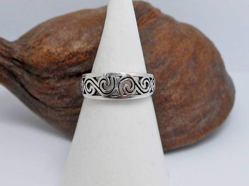 92.5 Silver Traditional Fancy Finger Ring For Men - Silver Palace