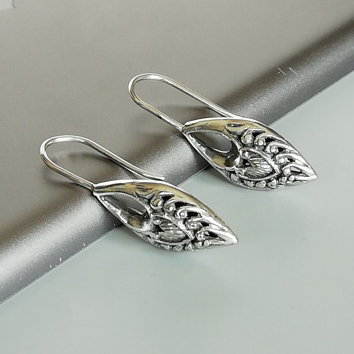Cheap Turquoise Gemstone 925 Sterling Silver Plated Girl's Hook Earrings  Jewelry PQY-IJ18103 | Joom