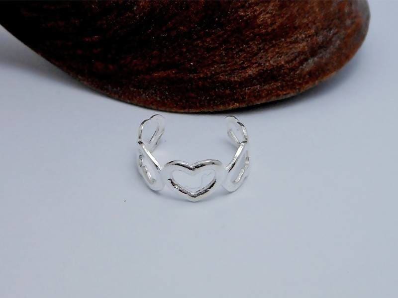 Big Toe Ring Sterling Silver Adjustable Toe Ring Thin Hammered Toe Ring for  Her Handmade Body Jewelry -  Finland