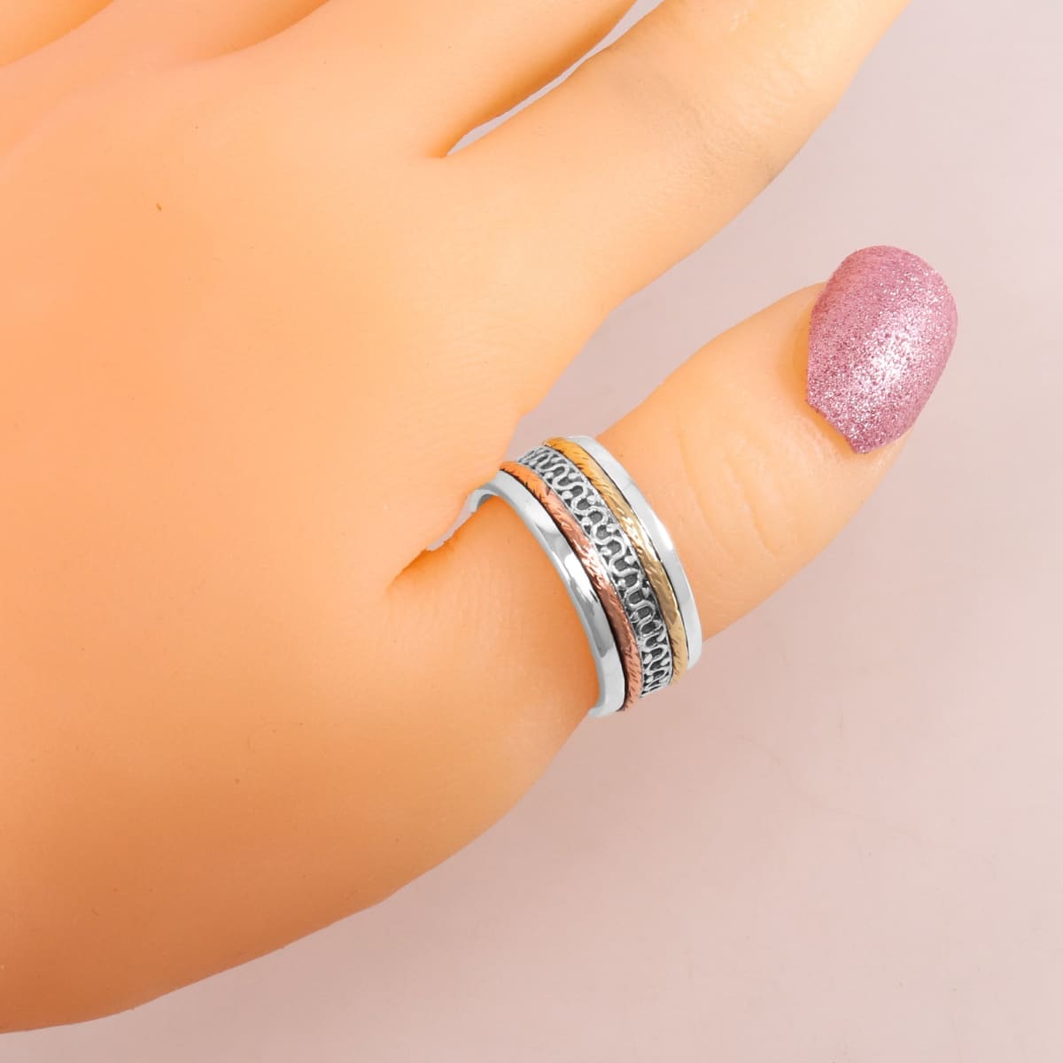 Meditation Rings Aura Meditation Spinner Ring | Giving Tree Gallery