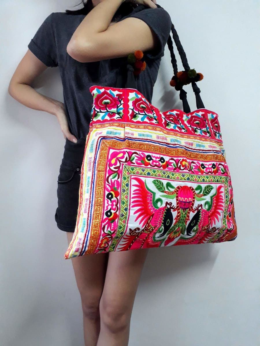 Tahj Embroidered Hmong Yoga Bag - Thailand