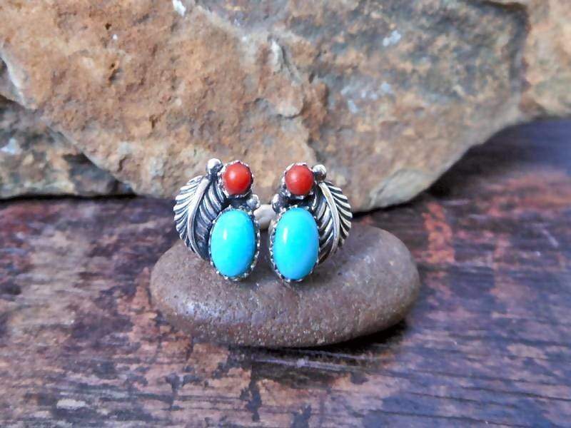 Details more than 183 turquoise leaf earrings latest