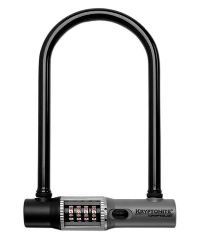 Kryptonite Keeper 12 LS U-Lock w/ side mount, Snap-in Bracket (4x10) –  LIVE 4 BIKES