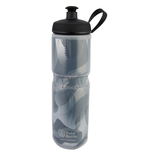 Polar Bottle Sport Insulated Water Bottle 20oz Contender Olive/Silver