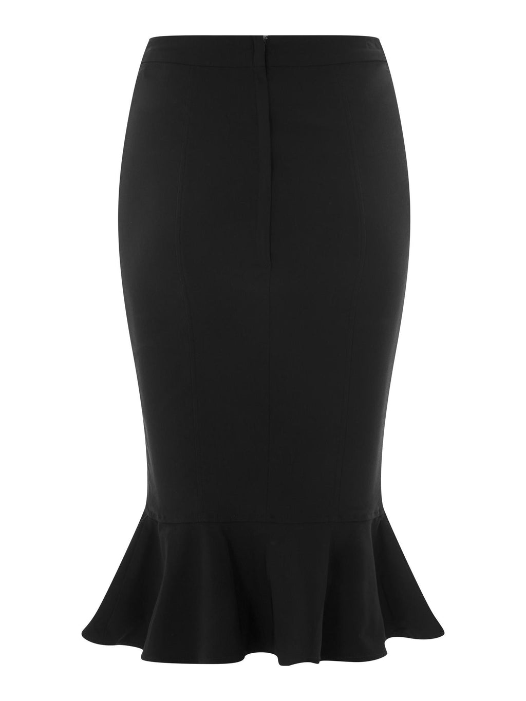 Collectif Winifred Fishtail Black Skirt – Gwynnie's Emporium