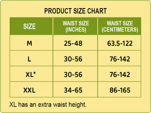 Friends Adult Diaper - Product Sizes Chart