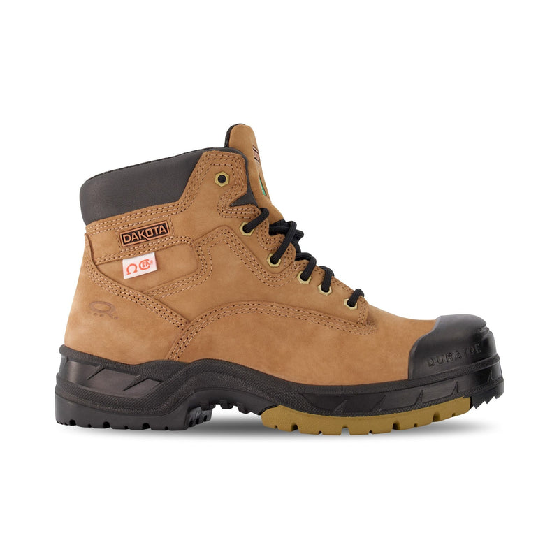 tan composite toe boots