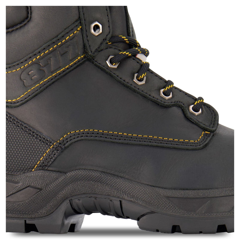 safety leather shoes with steel toe