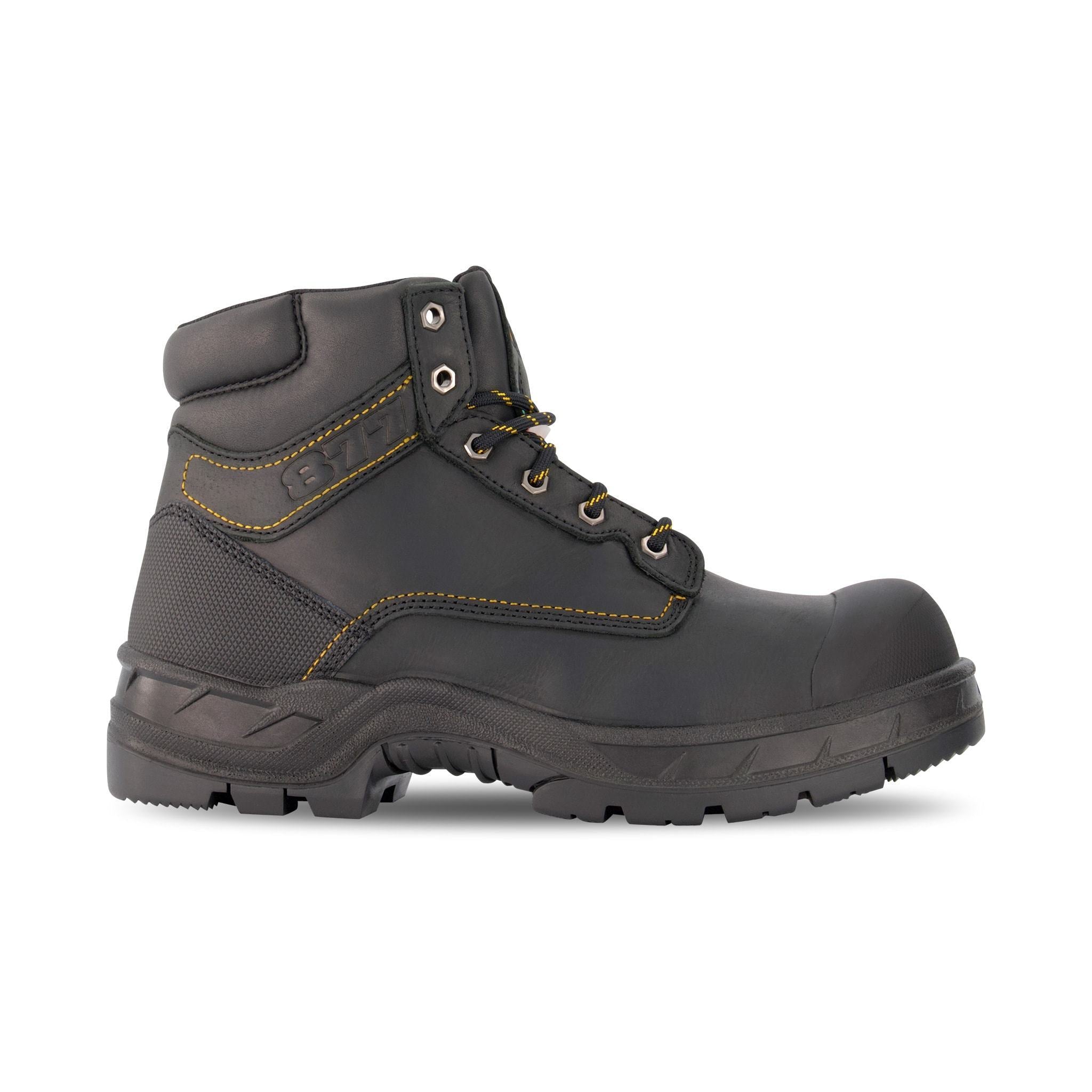 Men's 6 Inch Leather Safety Work Boots 