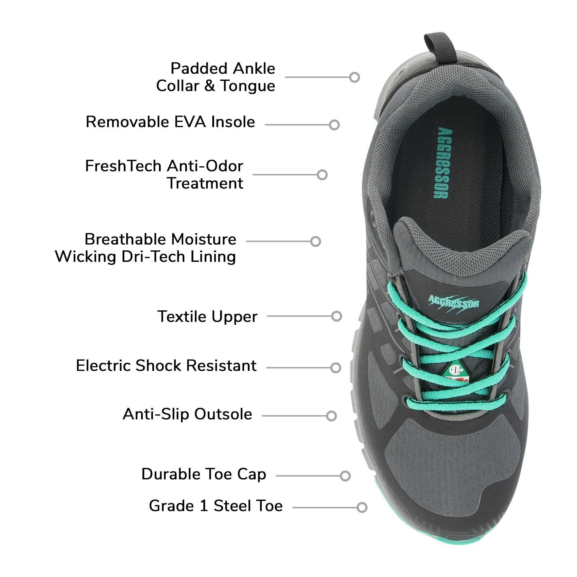 steel toe shoes marks