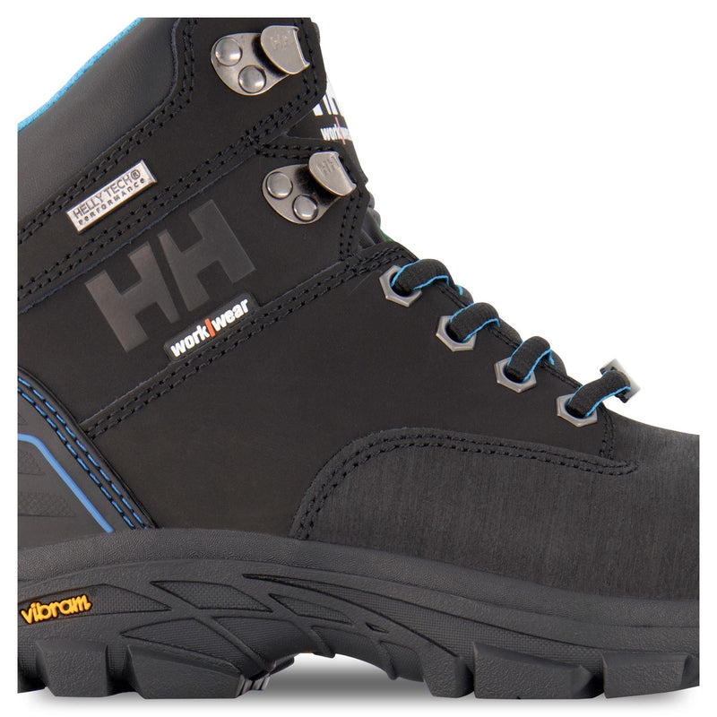 women's waterproof work boots black