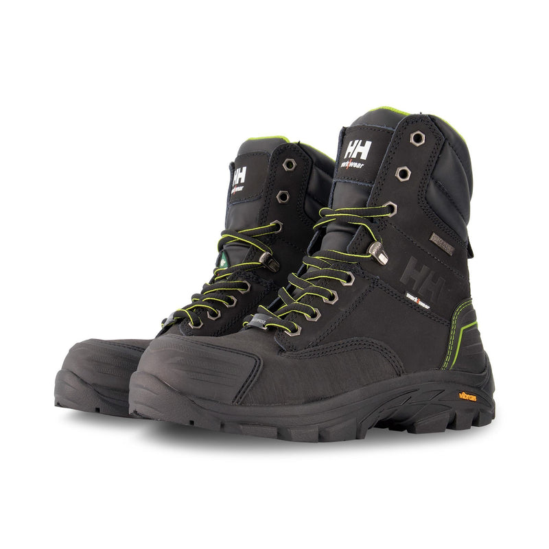 women's waterproof work boots black