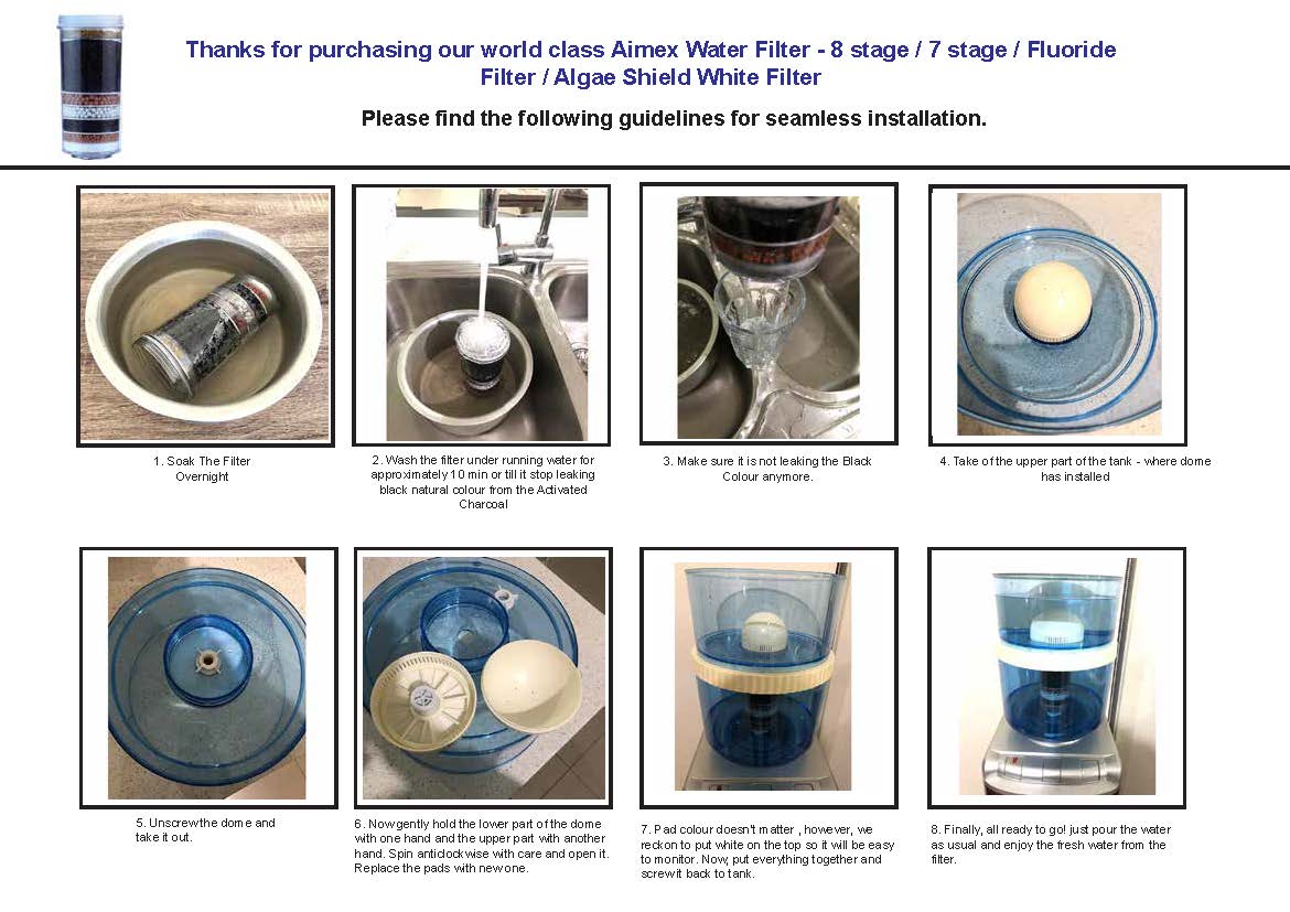 Aimex Replacement Water Filter Cartridges Guide