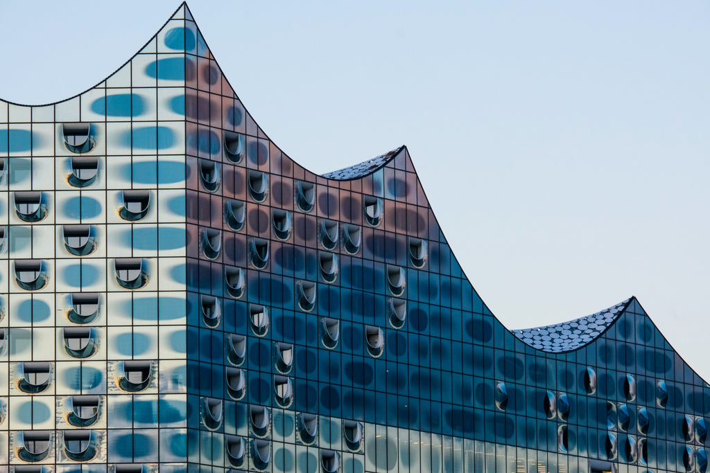 Glaskunst in Hamburg: die Elbphilharmonie