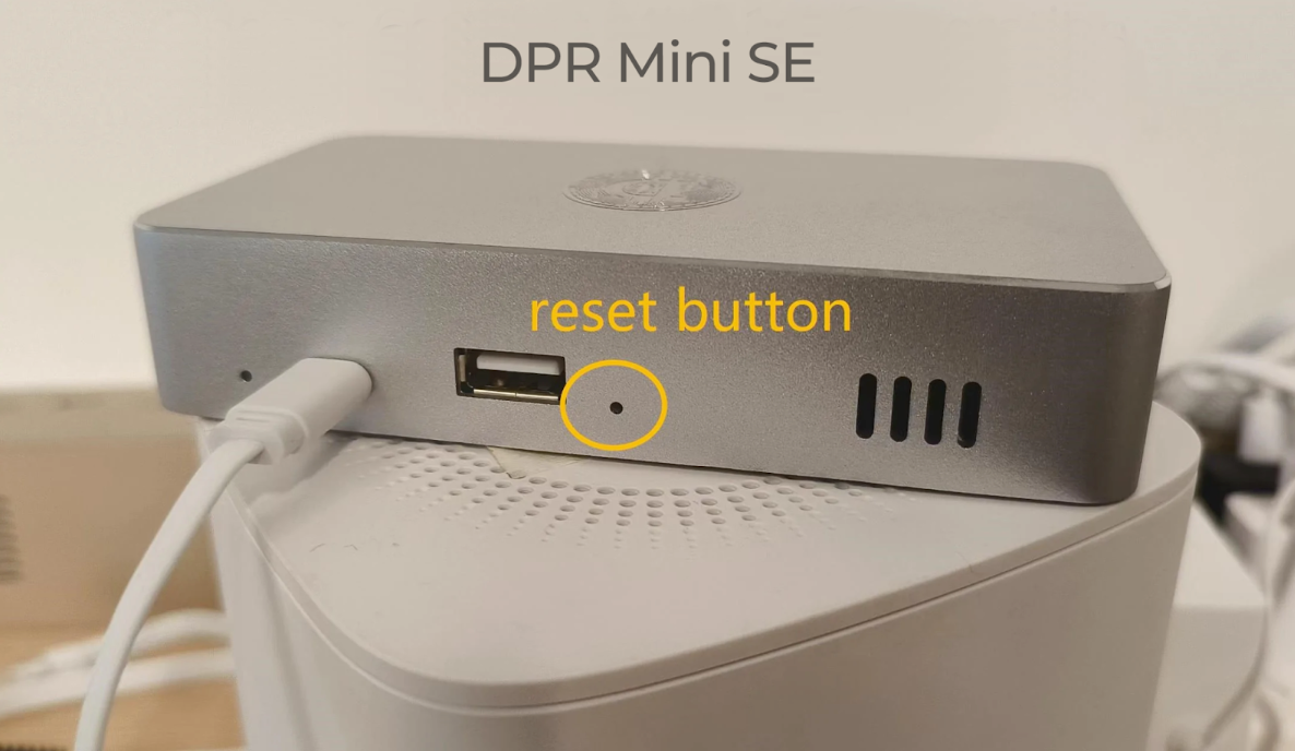 How to reset Deeper DPR SE VPN(DPN) Router devices