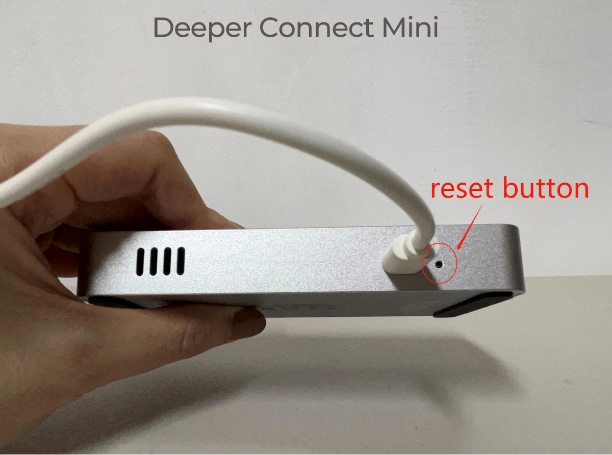 How to reset Deeper Connect MINI VPN(DPN) Router devices