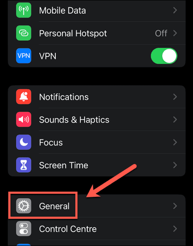 Find the VPN settings - Deeper Connect