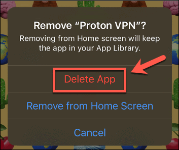 turn-off-VPN-iphone-delete-app - Deeper Connect