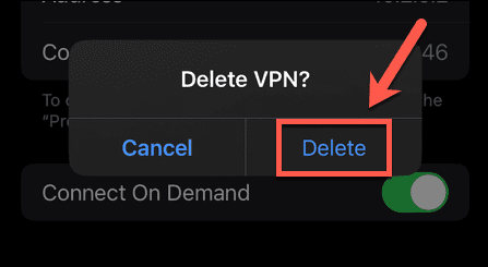 turn-off-VPN-iphone-delete-vpn-Deeper Connect