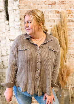 Casual Days Waffle Knit in Taupe