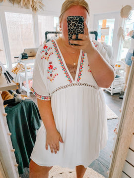 Stella Embroidered Dress