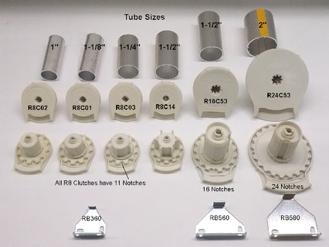 How To Identify Rollease Parts & Clutches