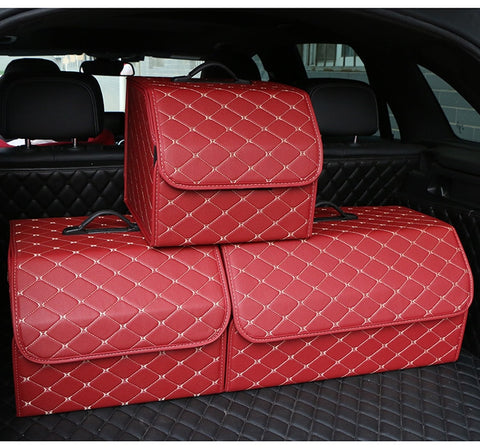 GADLANE Boite Rangement Voiture Coffre - Qualité Supérieure Panier Rangement  Voiture avec Base Antidérapante - Étanche - pour les Longs Trajets en  Voiture, en Camionnette ou en Camping-car : : Auto et Moto