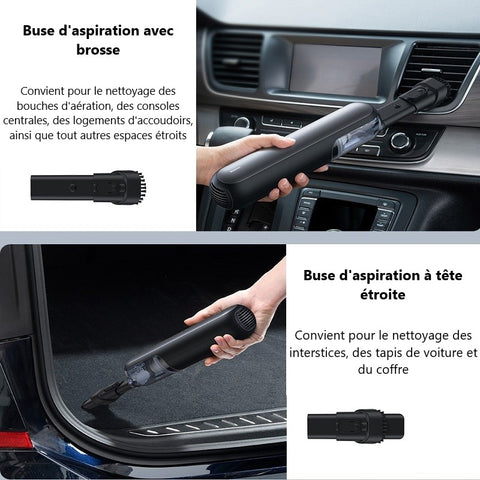 Aspirateur portable sans fil pour voiture - Matscarlux