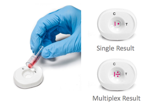 Vertical flow assay