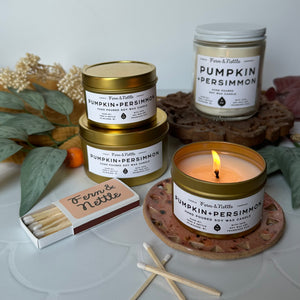 Pumpkin+Persimmon Candle - Fern and Nettle