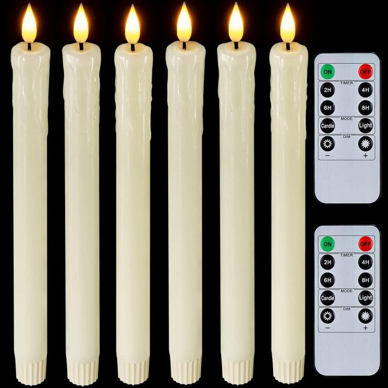 Taper Candles Remote Timer - LED Battery Operated Candles