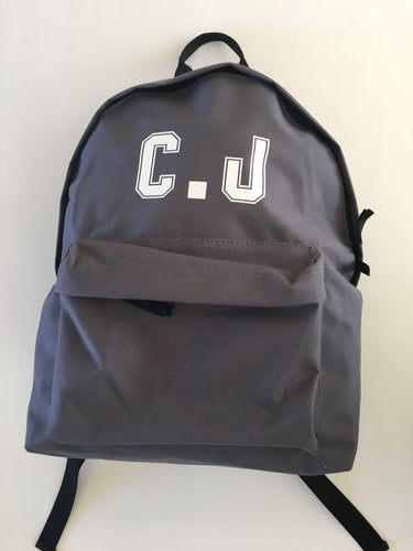 large personalised backpack