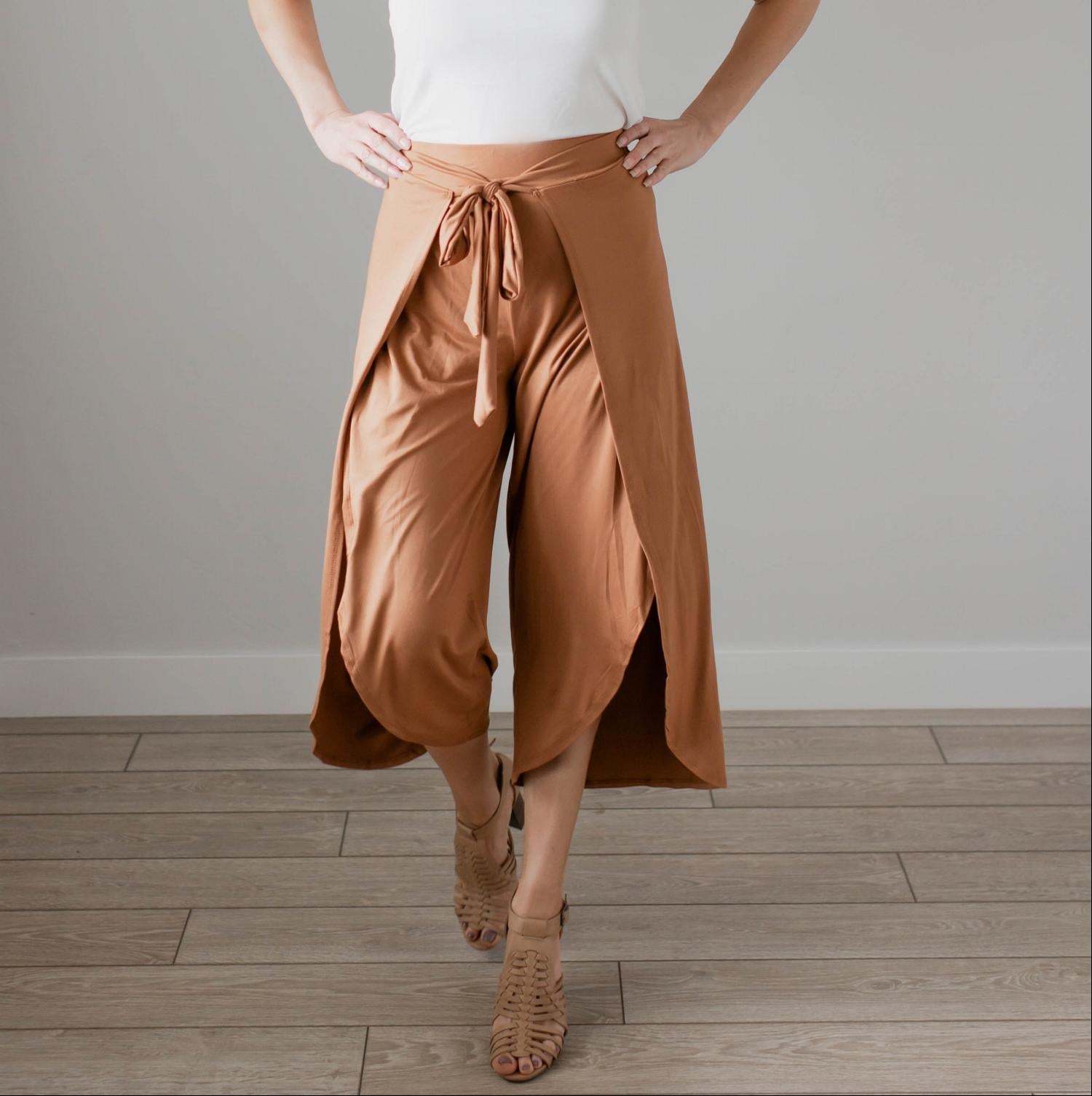 womens wrap pants