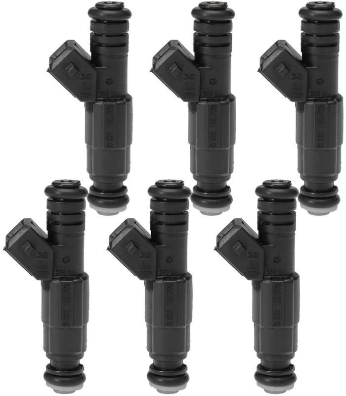 6Pcs+0280155703+Fuel+Injector+4+Hole+for+Jeep+Cherokee+Grand+Wrangler+Comanche