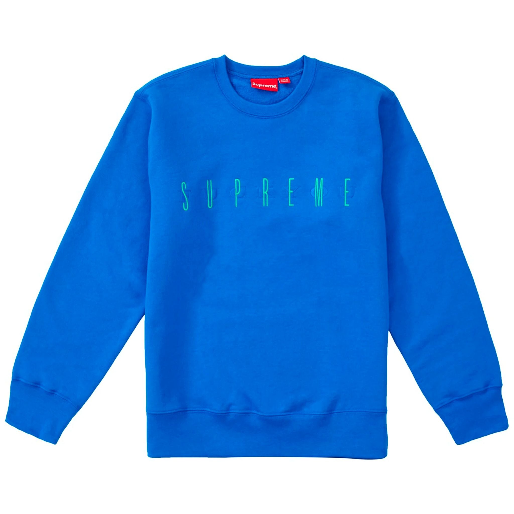 Crewneck Supreme Fuck You blue – MORBO Store