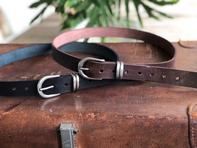 solid leather belt