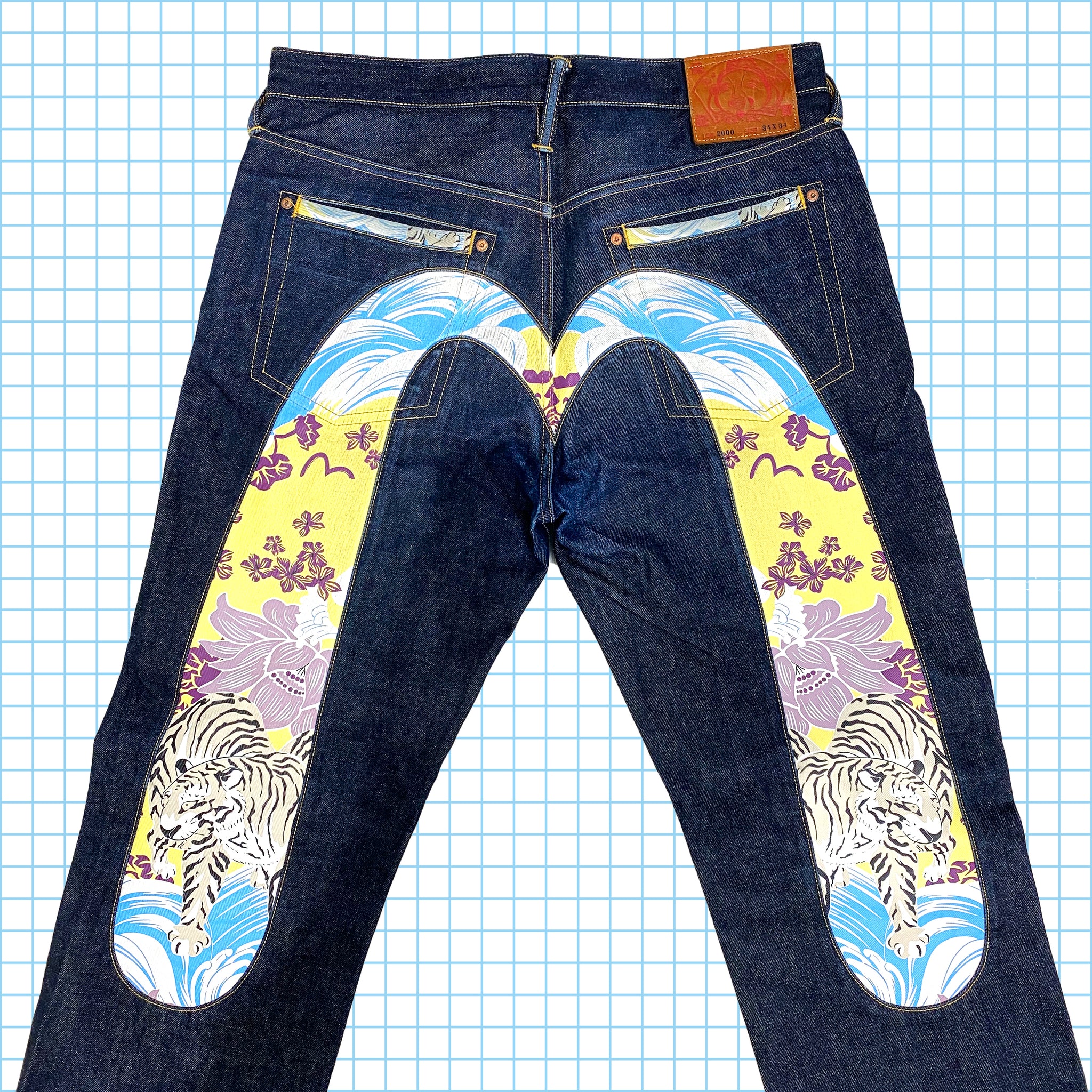 evisu tiger jeans