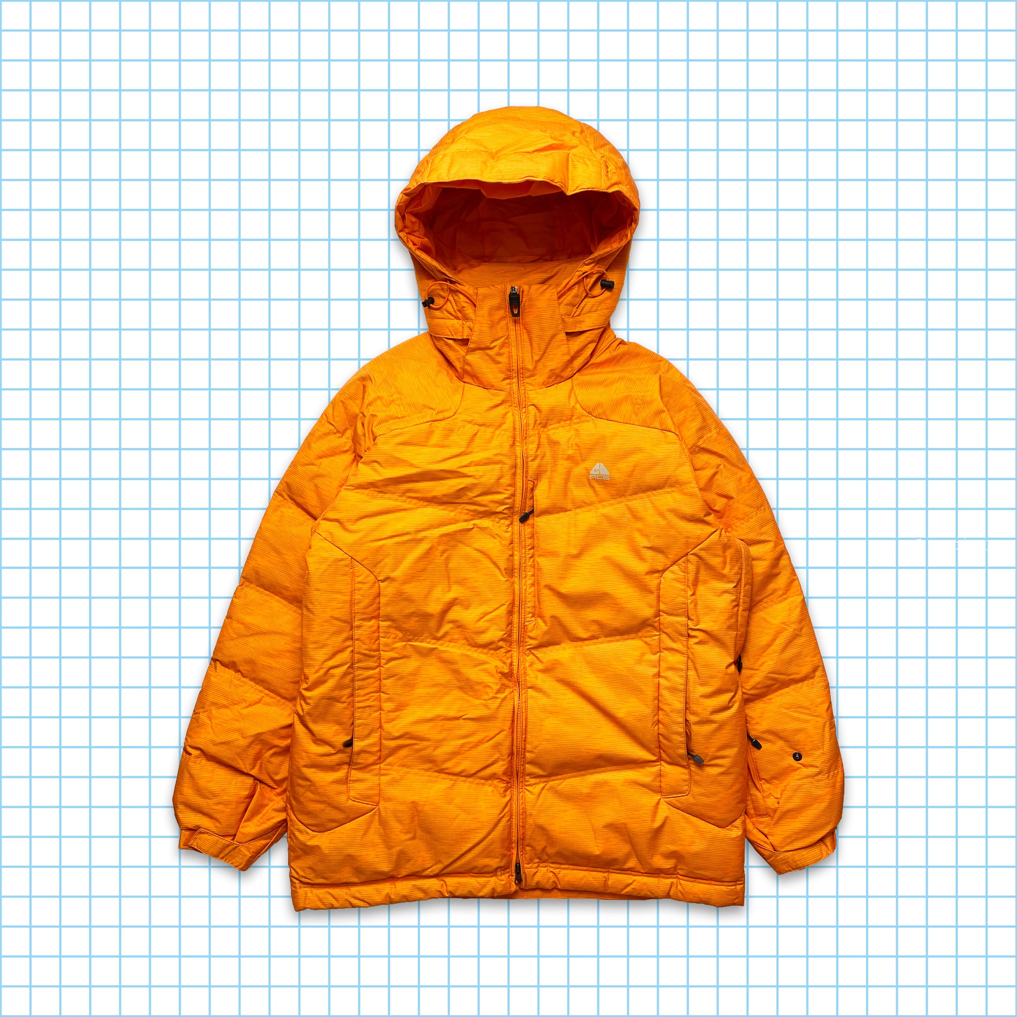 neon orange nike windbreaker