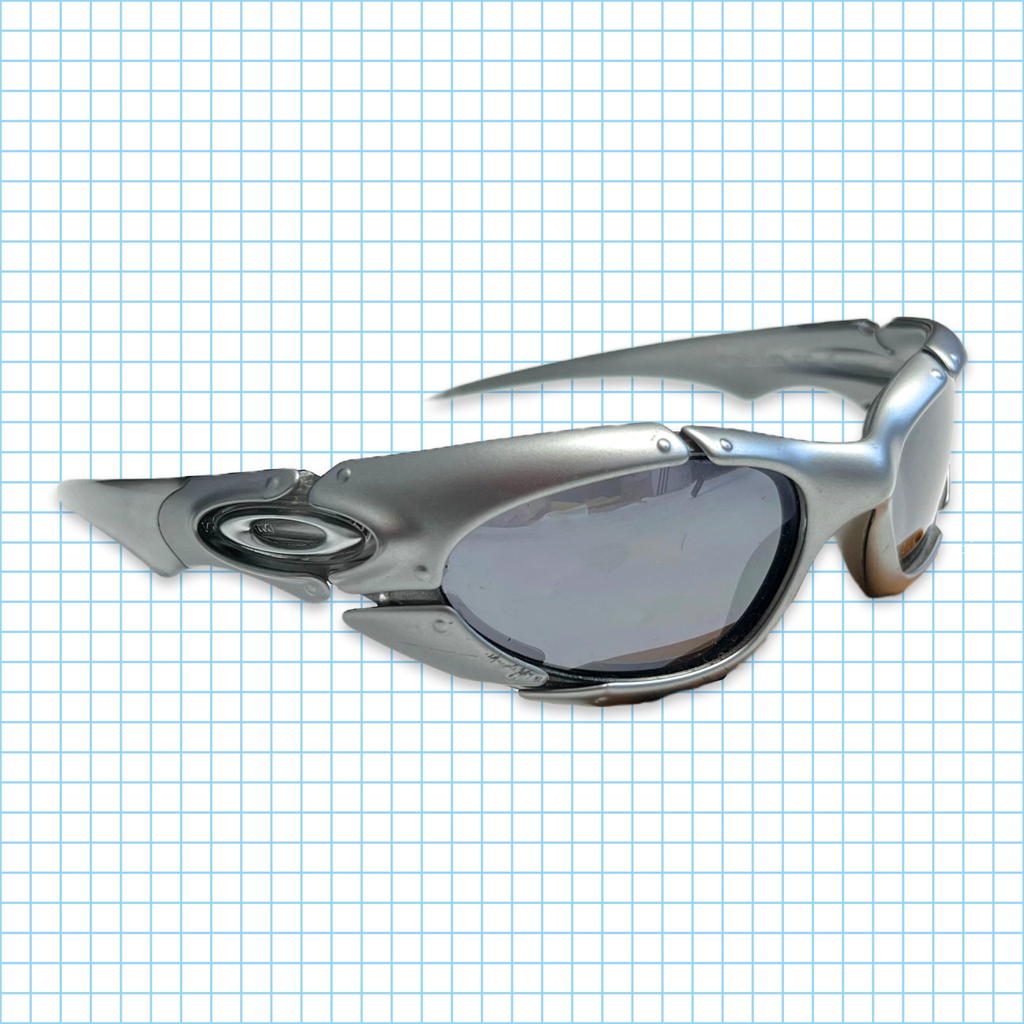 Oakley 03' Plate Dark Silver / Black Iridium Sunglasses – Holsales