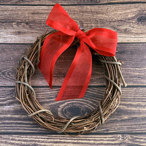 Christmas Ribbon, For Gift Wrapping Wreath Bows Decor, Rustic