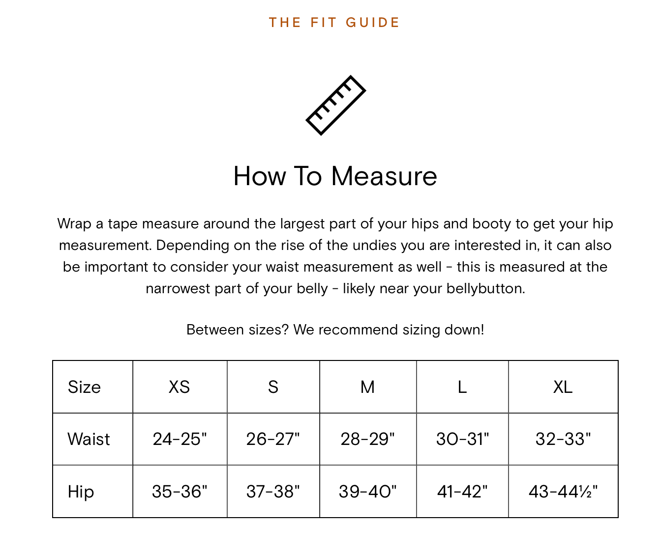 Knickey Size Chart – Generation-C