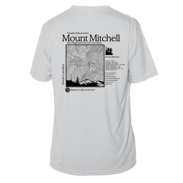 Mount Mitchell Classic Mountain Short Sleeve Microfiber Men's T-Shirt