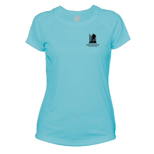 Shenandoah National Park Diamond Topo Microfiber Women's T-Shirt