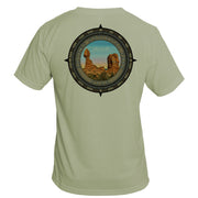 Retro Compass Arches National Park Basic Performance T-Shirt