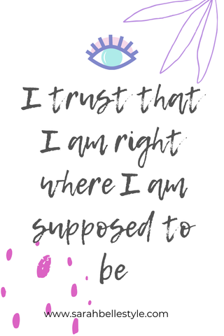 trust affirmation for positive mindset