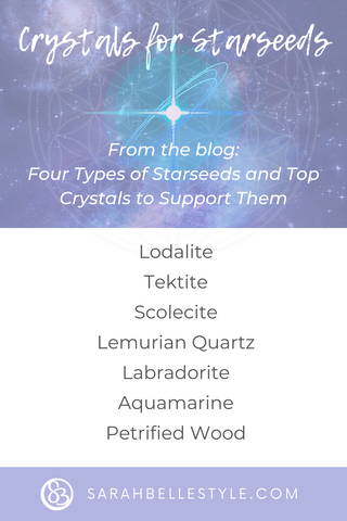 four types of starseeds and crystals that support them