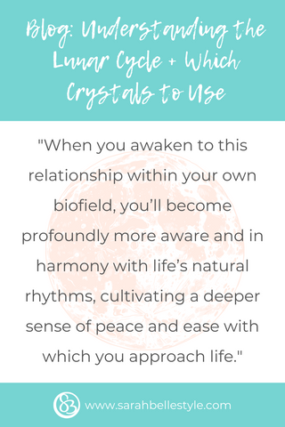 understanding the lunar cycle and which crystals to use