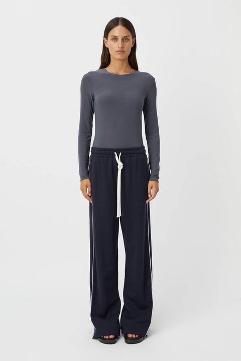 Camila Pants Navy- Casuals and Separates Jersey Stretch Fabric –  Ackermann's Apparel