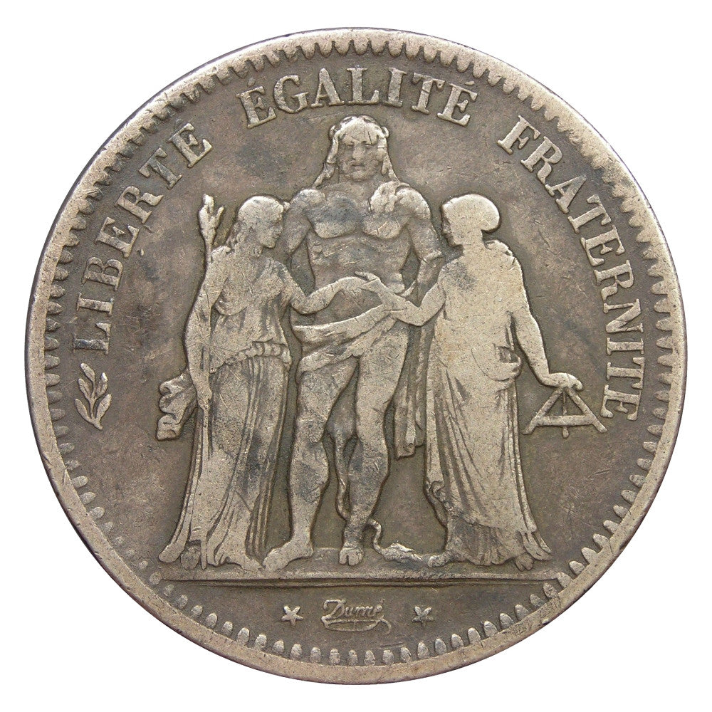 1849 5 francs coin value