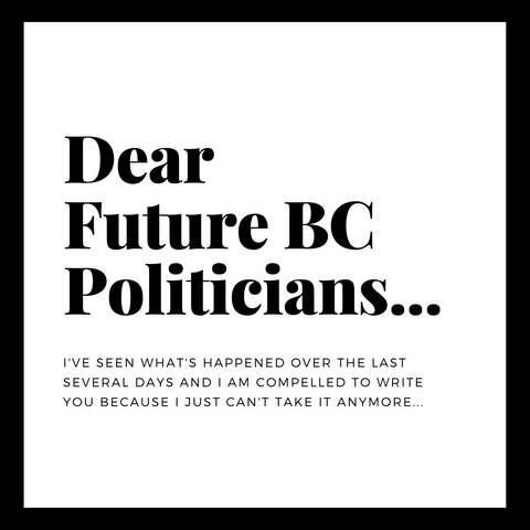 Dear Future Politicans - By Sarah Elder-Chamanara - Madame Premier